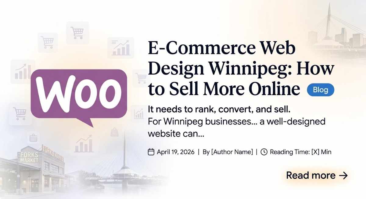 E-Commerce Web Design Winnipeg: How to Sell More Online