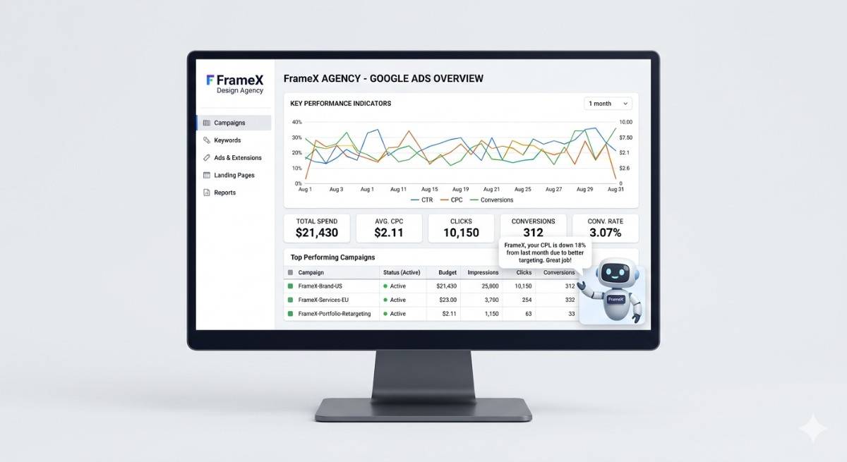 Google Ads Winnipeg – Framex Design