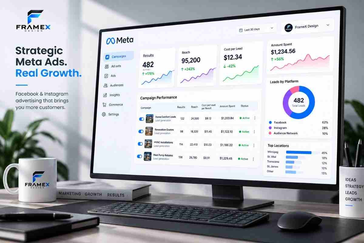 Meta Ads Winnipeg – FrameX Design